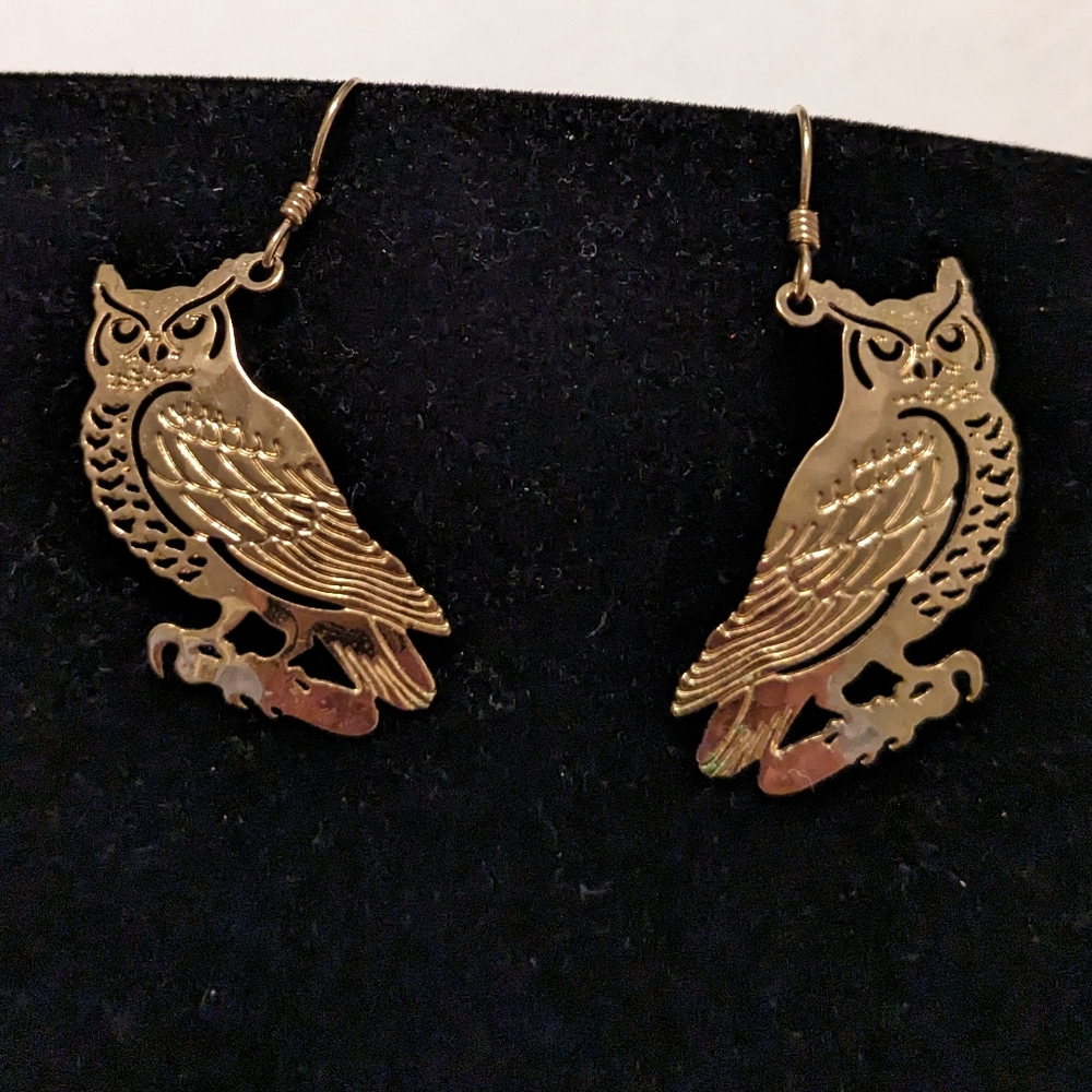 Wild Bryde owl earrings